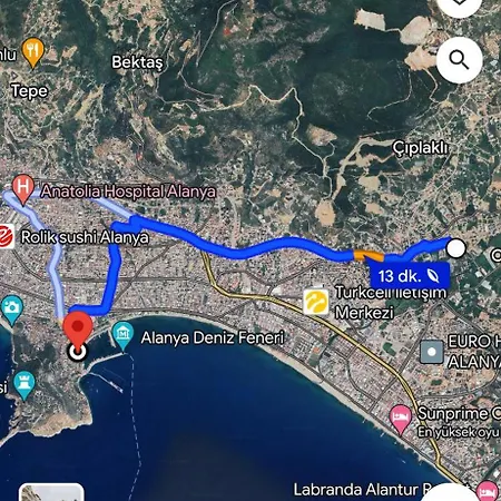 Silece Garden Uec Yatak Odali Alanya