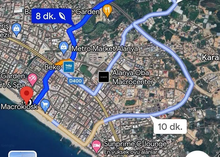 Silece Garden Uec Yatak Odali Alanya