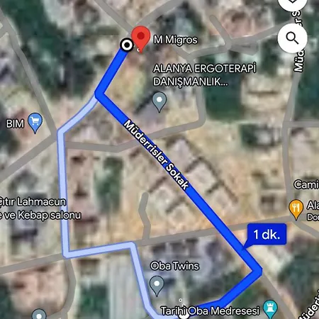 Silece Garden Uec Yatak Odali * 알란야